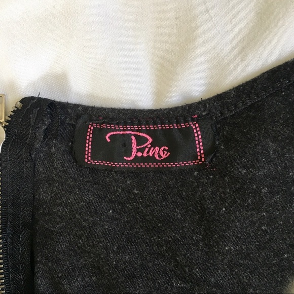 P. Inc Gray Peplum Top - Picture 4 of 4